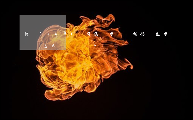 技術(shù)沒有及時申請專利被搶先申請該怎么辦？
